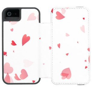 Coque-portefeuille iPhone 5 Incipio Watson™ Motif de coeur 33