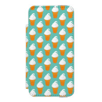 Motif de cône de glace à la vanille