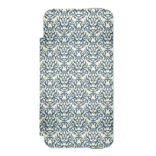 Coque-portefeuille iPhone 5 Incipio Watson™ Motif de damassé sur l'arrière - plan 2 de