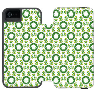 Coque-portefeuille iPhone 5 Incipio Watson™ Motif de feuille, motif de feuilles, feuilles vert