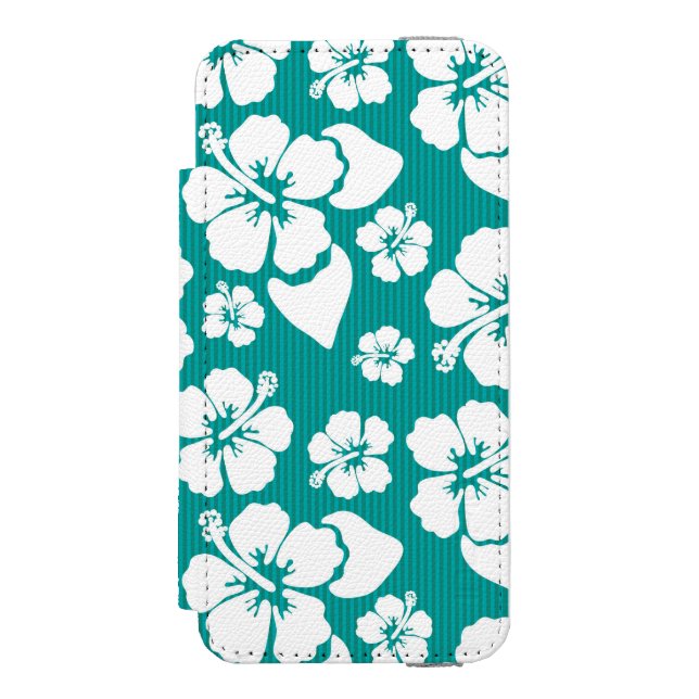 Coque Portefeuille Incipio Pour iPhone Motif de fleur hawaïen de ketmie (Folio Devant)