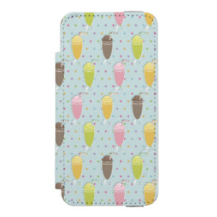 Coque-portefeuille iPhone 5 Incipio Watson™ Motif de milkshake