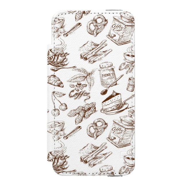 Coque Portefeuille Incipio Pour iPhone Motif de papier (Folio Devant)