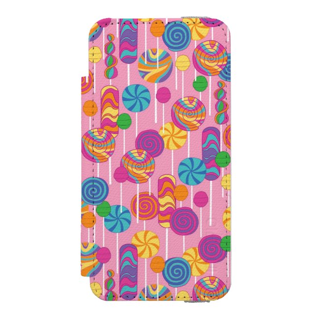 Coque Portefeuille Incipio Pour iPhone Motif de sucrerie de lucettes (Folio Devant)