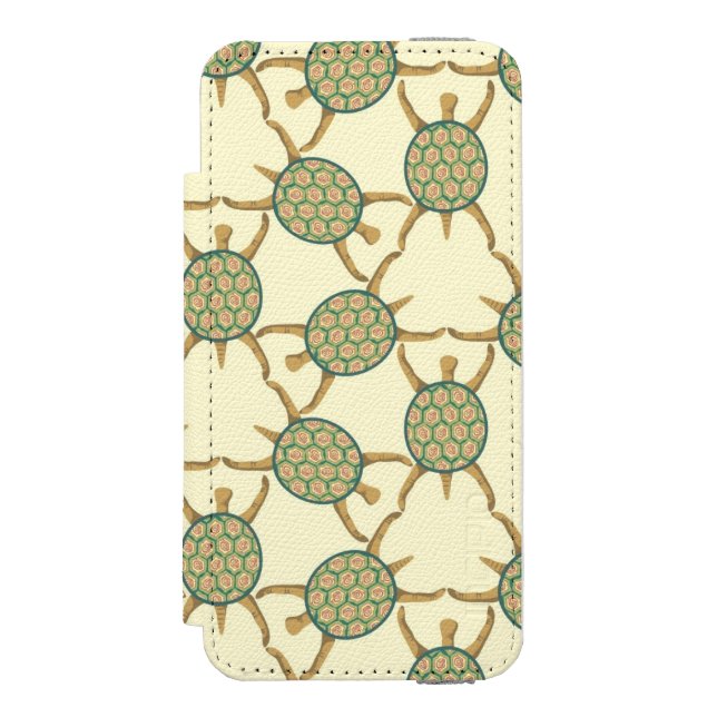 Coque Portefeuille Incipio Pour iPhone Motif de tortue (Folio Devant)