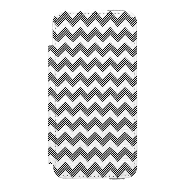 Coque Portefeuille Incipio Pour iPhone Motif de zigzag géométrique 2 (Folio Devant)