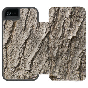 Coque-portefeuille iPhone 5 Incipio Watson™ Motif d'écorce