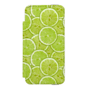 Coque-portefeuille iPhone 5 Incipio Watson™ Motif des tranches vertes de chaux