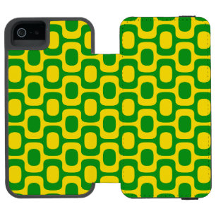 Coque-portefeuille iPhone 5 Incipio Watson™ Motif du trottoir d'Ipanema, Motif de plage, Brési