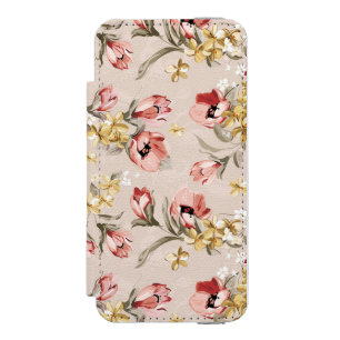 Coque-portefeuille iPhone 5 Incipio Watson™ Motif floral 3 d'élégance abstraite