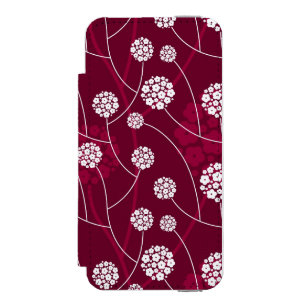 Coque-portefeuille iPhone 5 Incipio Watson™ Motif floral abstrait