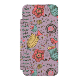 Coque-portefeuille iPhone 5 Incipio Watson™ Motif floral élégant avec des fleurs