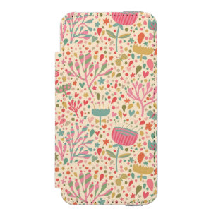 Coque-portefeuille iPhone 5 Incipio Watson™ Motif floral lumineux