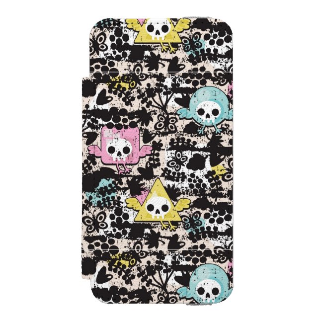 Coque Portefeuille Incipio Pour iPhone Motif fou d'oiseaux (Folio Devant)