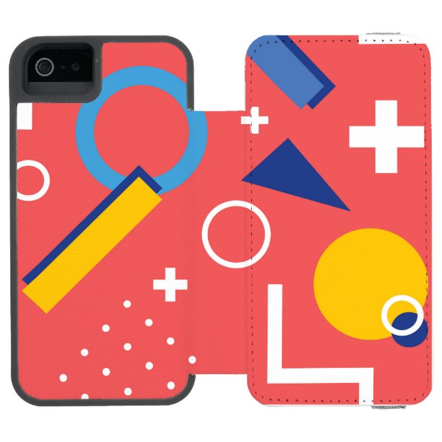 Coque Portefeuille Incipio Pour iPhone Motif géométrique 2 (Folio Ouvert)