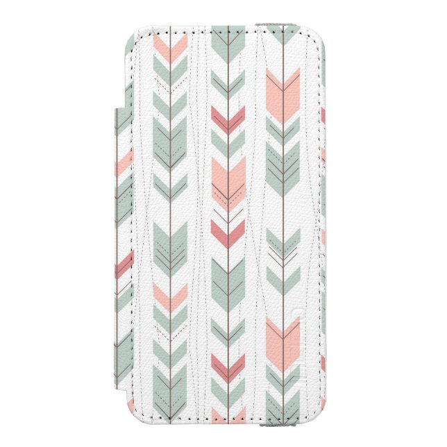 Coque Portefeuille Incipio Pour iPhone Motif géométrique dans le rétro style (Folio Devant)