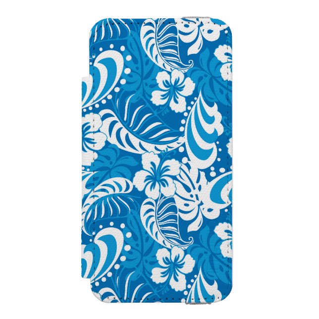 Coque Portefeuille Incipio Pour iPhone Motif tropical de ketmie (Folio Devant)