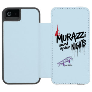 Coque-portefeuille iPhone 5 Incipio Watson™ Murazzi Sound System Nights - Édition Drip Spray