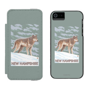 Coque-portefeuille iPhone 5 Incipio Watson™ Nouvelle scène de HampshireWolf