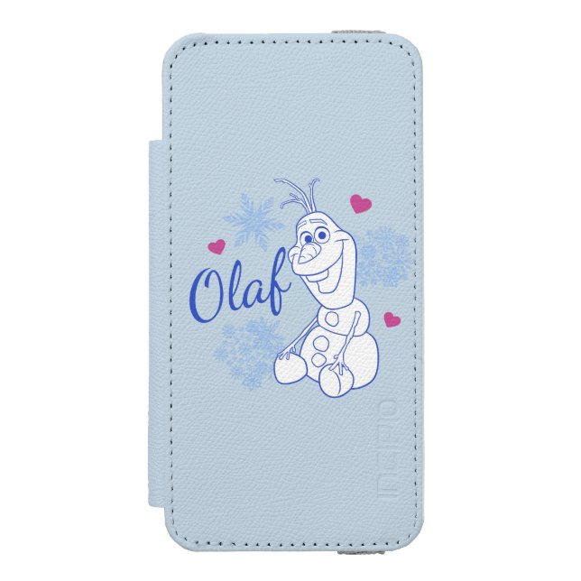 Coque Portefeuille Incipio Pour iPhone Olaf| Les flocons de neige (Folio Devant)