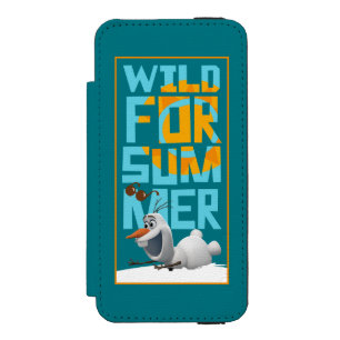 Coque-portefeuille iPhone 5 Incipio Watson™  Olaf  Sauvage pour l'été avec Orange Circle