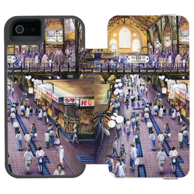 Coque Portefeuille Incipio Pour iPhone Où est le garde-eau ? Budapest (Folio Ouvert)