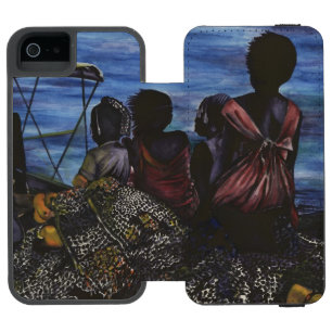 Coque-portefeuille iPhone 5 Incipio Watson™ Où est papa ? L'île Harbour