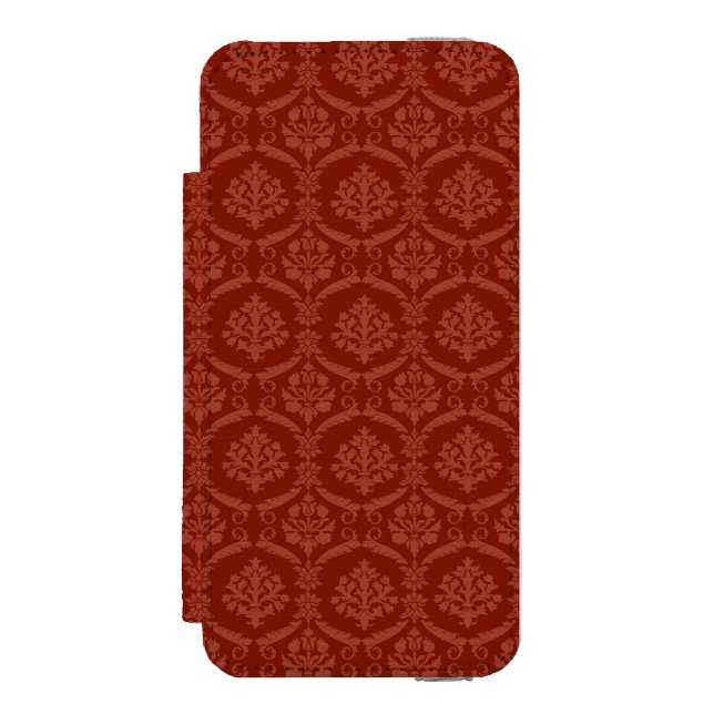 Coque Portefeuille Incipio Pour iPhone Papier peint 3 de damassé (Folio Devant)