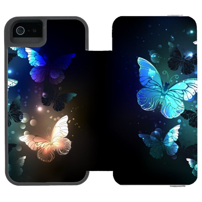 Coque Portefeuille Incipio Pour iPhone Papillon de nuit (Folio Ouvert)