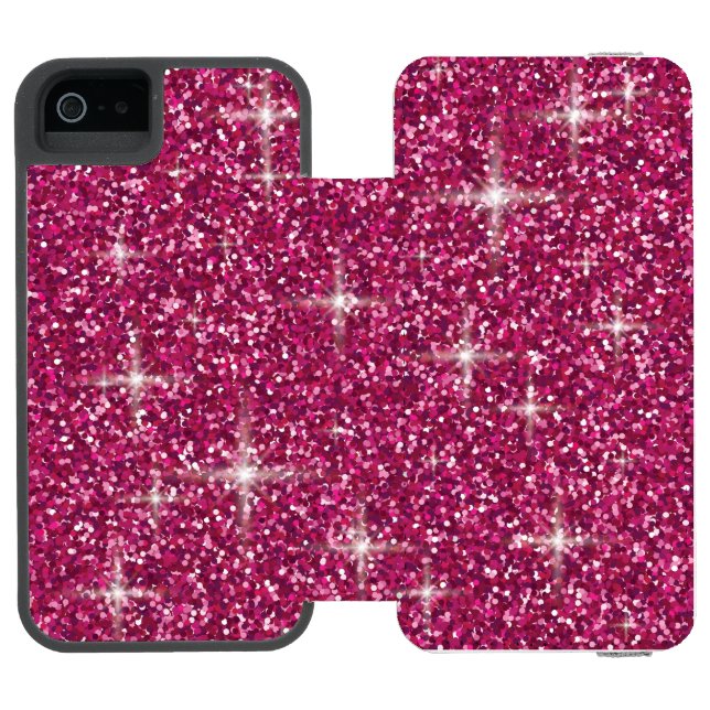 Coque Portefeuille Incipio Pour iPhone parties scintillant irisée rose (Folio Ouvert)