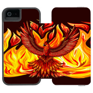 Coque-portefeuille iPhone 5 Incipio Watson™ Phoenix mythologique immortelle Créature