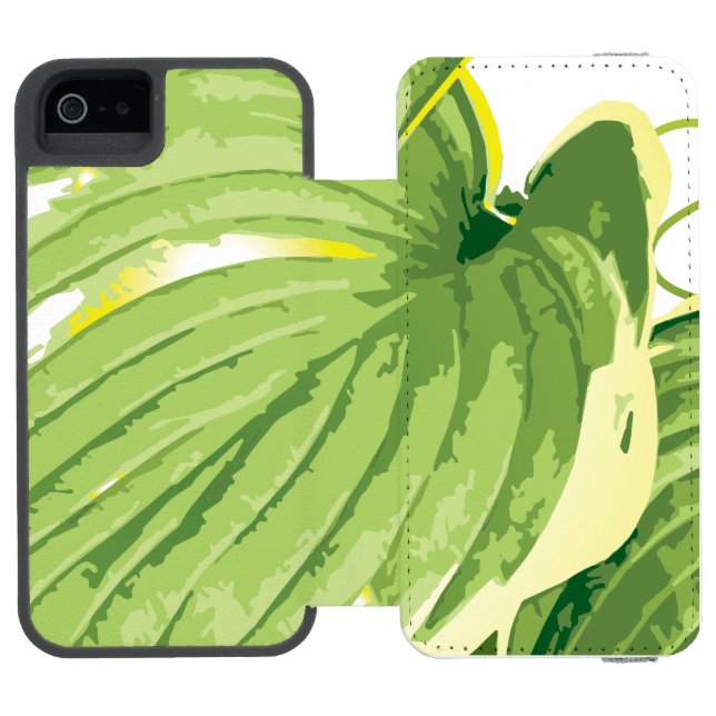 Coque Portefeuille Incipio Pour iPhone Plante de ficus 2 (Folio Ouvert)