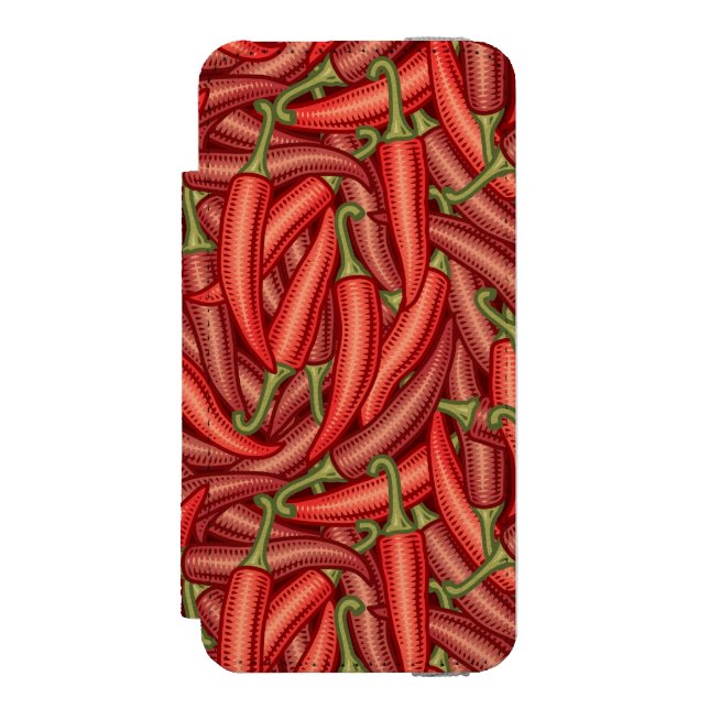 Coque Portefeuille Incipio Pour iPhone Poivrons de piment (Folio Devant)