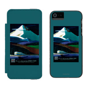Coque-portefeuille iPhone 5 Incipio Watson™ Poster vintage Pacifique occidental de zéphyr de