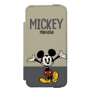 Coque-portefeuille iPhone 5 Incipio Watson™ Principaux raccourcis Mickey   Armes