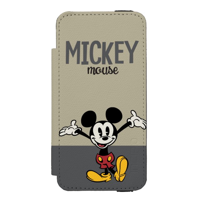 Coque Portefeuille Incipio Pour iPhone Principaux raccourcis Mickey | Armes (Folio Devant)