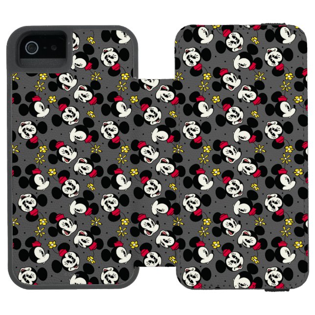 Coque Portefeuille Incipio Pour iPhone Principaux raccourcis Mickey | Minnie Motif (Folio Ouvert)