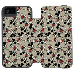 Coque-portefeuille iPhone 5 Incipio Watson™ Principaux raccourcis Mickey   Tan Icon Motif