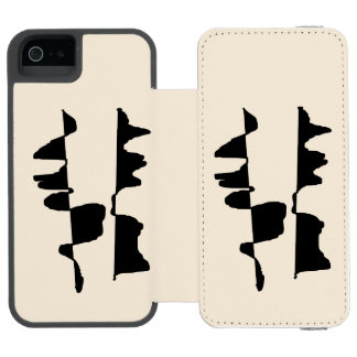 Coque-portefeuille iPhone 5 Incipio Watson™ Protection Smartphone Abstrait Dual Face