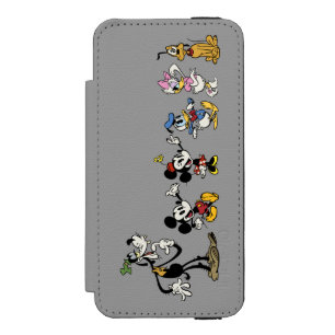 Coque-portefeuille iPhone 5 Incipio Watson™ Raccourcis principaux   Mickey & Friends