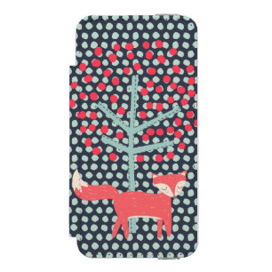 Coque-portefeuille iPhone 5 Incipio Watson™ Retro Fox