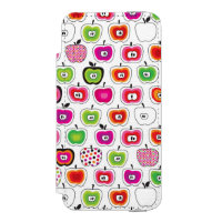Rétro motif mignon de pomme