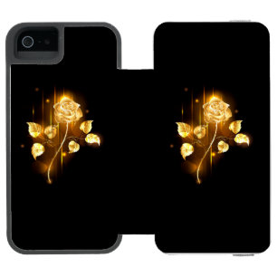 Coque-portefeuille iPhone 5 Incipio Watson™ Rose d'or ( rose d'or )
