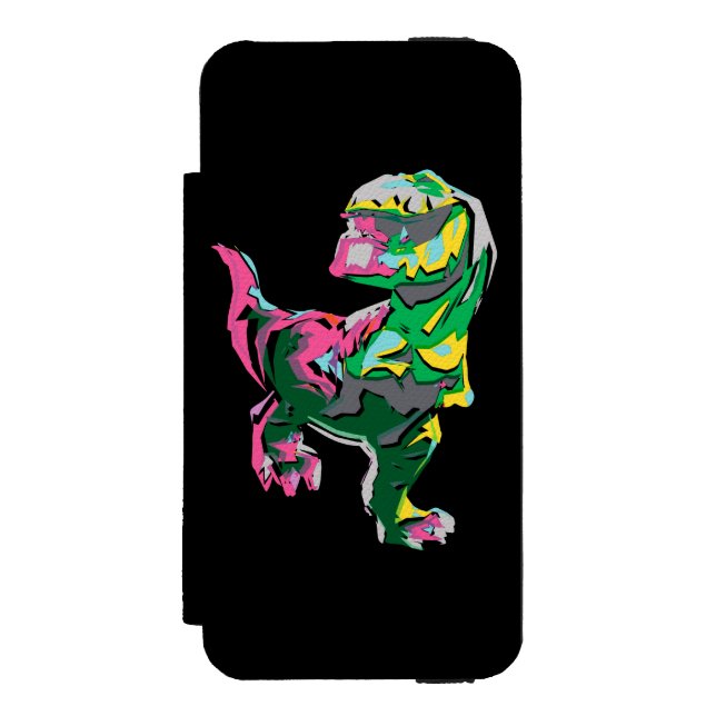 Coque Portefeuille Incipio Pour iPhone Silhouette Abstraite des boutons (Folio Devant)