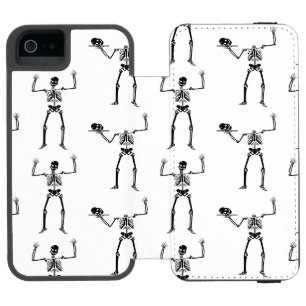 Coque-portefeuille iPhone 5 Incipio Watson™ Skeletons D'Halloween, Baguette Ou Traite, Boo