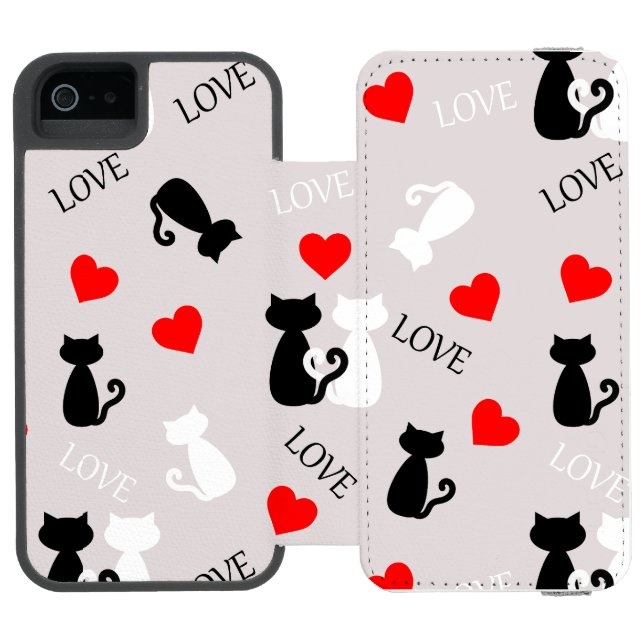 Coque Portefeuille Incipio Pour iPhone Smartphone case with cats (Folio Ouvert)