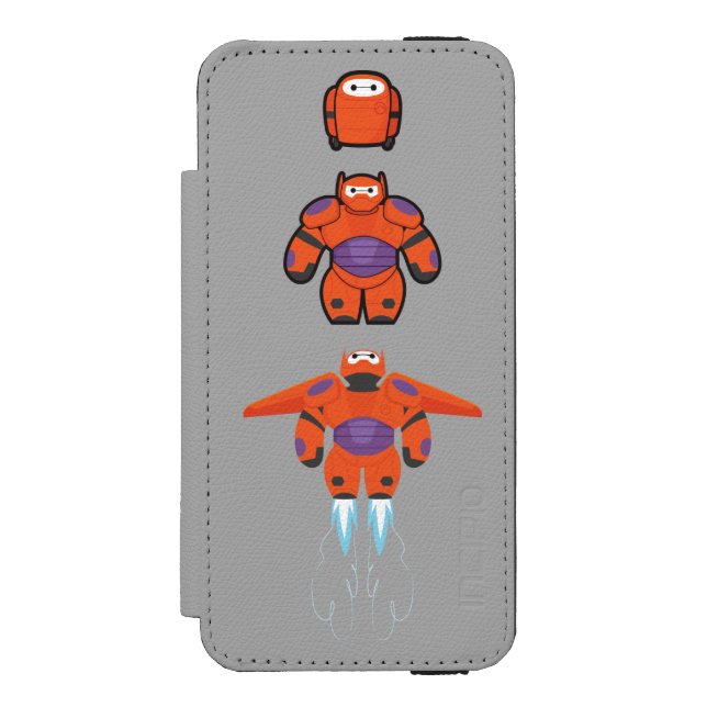 Coque Portefeuille Incipio Pour iPhone Super costume Baymax Orange (Folio Devant)