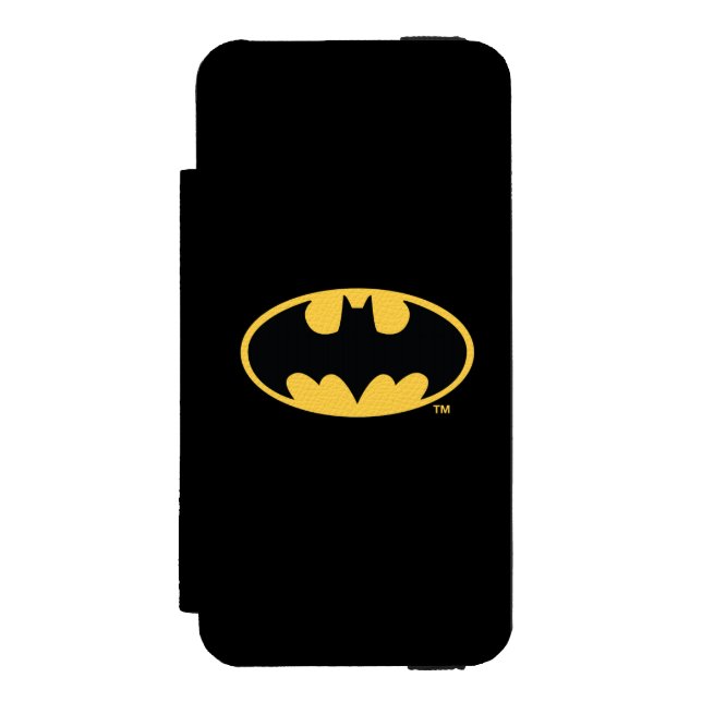 Coque Portefeuille Incipio Pour iPhone Symbole Batman | Logo ovale (Folio Devant)