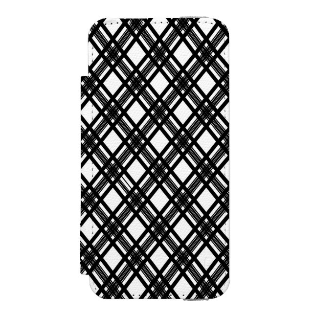 Coque Portefeuille Incipio Pour iPhone Texture de rayures (Folio Devant)