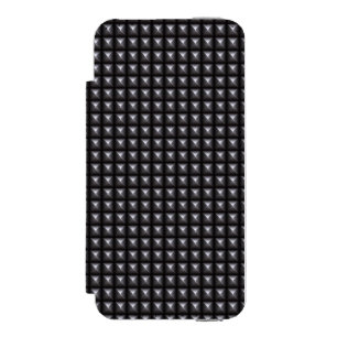 Coque-portefeuille iPhone 5 Incipio Watson™ Texture en acier cloutée